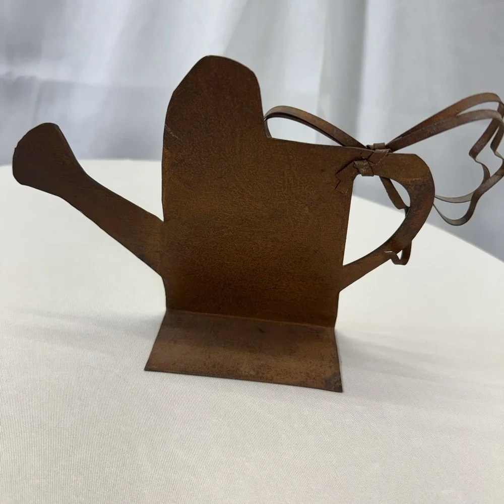 DCC Blue Birds Signed‎ By Pat Olson Rusty Watering Can Plaque Original Tags EUC